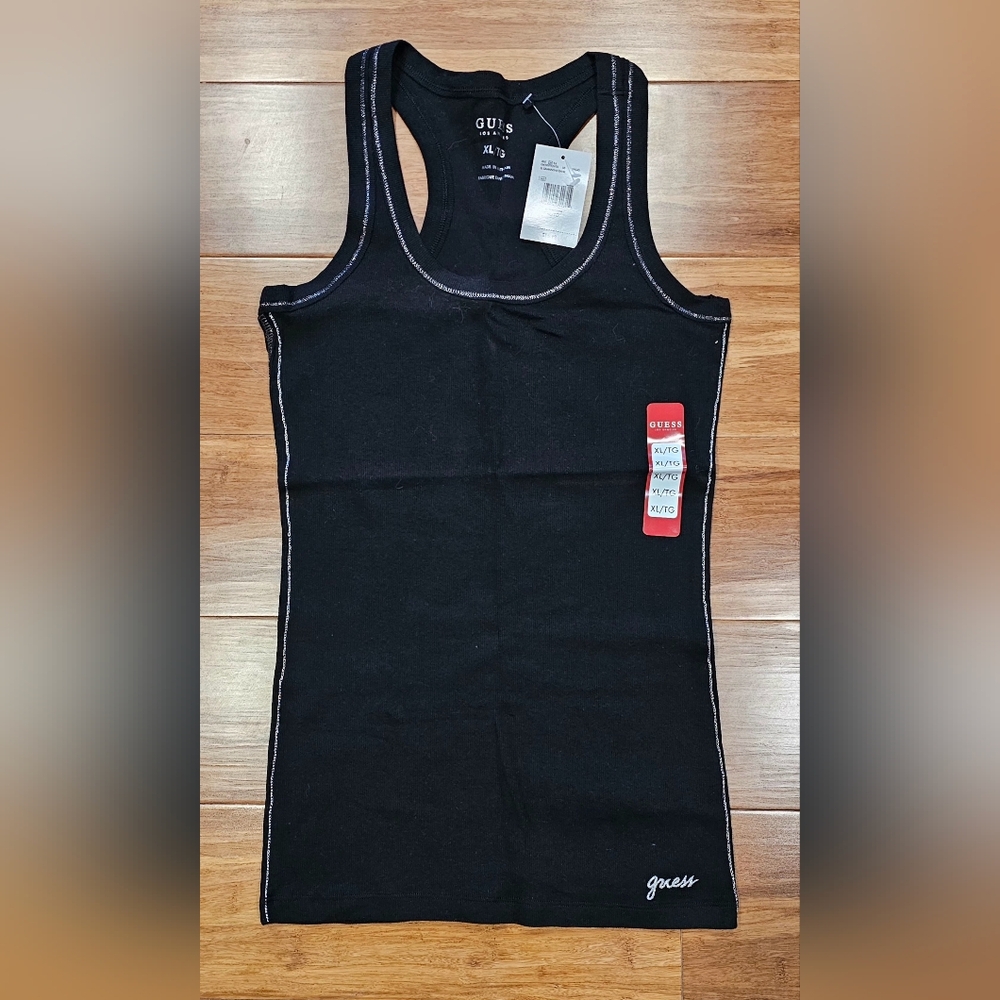 Guess Black Tank Top